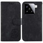 For Xiaomi 15 Little Tiger Embossed Leather Phone Case(Black)