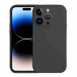 For iPhone 14 Pro Liquid Silicone MagSafe Phone Case(Black)