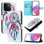 For Honor 200 Smart 5G Global 3D Painting Horizontal Flip Leather Phone Case(Color Drop Wind Chimes)