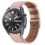 For Galaxy Watch 3 41mm Leather Watch Band(Pink)