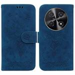 For Huawei nova 12i Butterfly Rose Embossed Leather Phone Case(Blue)