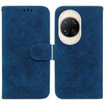 For Huawei nova 14 Ultra Butterfly Rose Embossed Leather Phone Case(Blue)