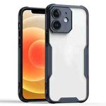 For iPhone 12 Armor Shockproof PC Hybrid TPU Phone Case(Black)