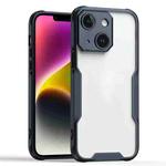 For iPhone 14 Plus Armor Shockproof PC Hybrid TPU Phone Case(Black)