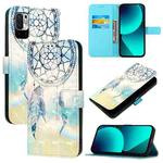 For Redmi Note 10 5G / Note 10T 5G 3D Painting Horizontal Flip Leather Phone Case(Dream Wind Chimes)