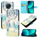 For Redmi Note 9T Global 3D Painting Horizontal Flip Leather Phone Case(Dream Wind Chimes)