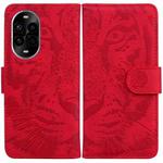 For Huawei nova 13 Pro Tiger Embossing Pattern Flip Leather Phone Case(Red)