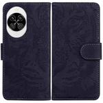 For Huawei nova 14 Tiger Embossing Pattern Flip Leather Phone Case(Black)