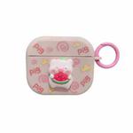 For AirPods 3 Fresh 3D Piglet Pattern Earbuds Box PC Case