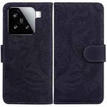For Xiaomi 15 Tiger Embossing Pattern Flip Leather Phone Case(Black)