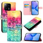 For Xiaomi 13 3D Painting Horizontal Flip Leather Phone Case(Chasing Dreams)