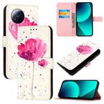 For Xiaomi Civi 3 3D Painting Horizontal Flip Leather Phone Case(Flower)