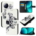 For Xiaomi Civi 3 3D Painting Horizontal Flip Leather Phone Case(Skull)