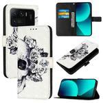 For Xiaomi Mi 11 Ultra 3D Painting Horizontal Flip Leather Phone Case(Skull)