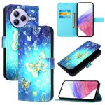 For Xiaomi Civi 5 Pro 3D Painting Horizontal Flip Leather Phone Case(Golden Butterfly)