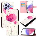 For Xiaomi Civi 5 Pro 3D Painting Horizontal Flip Leather Phone Case(Flower)
