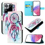 For Xiaomi 15S Pro 3D Painting Horizontal Flip Leather Phone Case(Color Drop Wind Chimes)