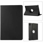 For Huawei MatePad SE 11 360 Degree Rotation Litchi Texture Leather Tablet Case(Black)