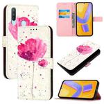 For vivo Y17 / Y15 / Y12 / Y11 3D Painting Horizontal Flip Leather Phone Case(Flower)