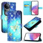 For vivo S20 Pro 3D Painting Horizontal Flip Leather Phone Case(Golden Butterfly)