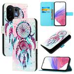 For vivo S30 3D Painting Horizontal Flip Leather Phone Case(Color Drop Wind Chimes)