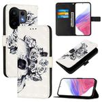 For vivo S30 3D Painting Horizontal Flip Leather Phone Case(Skull)