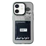 For iPhone 11 Double Layer Frosted IMD Series TPU + PC Phone Case(Black Label MVP)