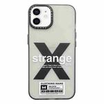 For iPhone 11 Double Layer Frosted IMD Series TPU + PC Phone Case(X Pattern)