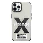 For iPhone 12 Pro Max Double Layer Frosted IMD Series TPU + PC Phone Case(X Pattern)