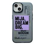 For iPhone 14 Double Layer Frosted IMD Series TPU + PC Phone Case(MIJI DREAM BIG Pattern)