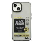 For iPhone 15 Double Layer Frosted IMD Series TPU + PC Phone Case(Label NEW DROP)