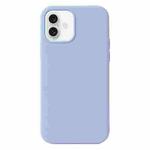 For iPhone 16 Liquid Silicone Phone Case(Lilac Purple)