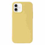 For iPhone 16 Liquid Silicone Phone Case(Yellow)