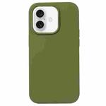 For iPhone 16 Liquid Silicone Phone Case(Pine Green)