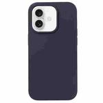 For iPhone 16 Liquid Silicone Phone Case(Berry Purple)