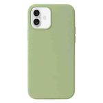 For iPhone 16 Plus Liquid Silicone Phone Case(Matcha Green)