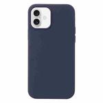 For iPhone 16 Plus Liquid Silicone Phone Case(Midnight Blue)