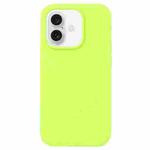 For iPhone 16 Plus Liquid Silicone Phone Case(Brilliant Green)