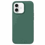 For iPhone 16 Plus Liquid Silicone Phone Case(Clover Green)