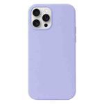 For iPhone 16 Pro Liquid Silicone Phone Case(Purple)