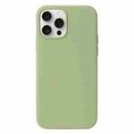 For iPhone 16 Pro Liquid Silicone Phone Case(Matcha Green)