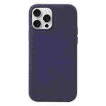 For iPhone 16 Pro Liquid Silicone Phone Case(Midnight Blue)