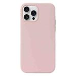 For iPhone 16 Pro Max Liquid Silicone Phone Case(Sand Pink)