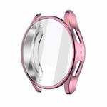 For Samsung Galaxy Watch FE 40mm Full Coverage Electroplated TPU Watch Protective Case(Pink)