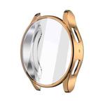 For Samsung Galaxy Watch FE 40mm Full Coverage Electroplated TPU Watch Protective Case(Rose Gold)