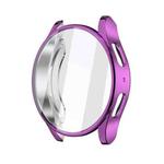 For Samsung Galaxy Watch FE 40mm Full Coverage Electroplated TPU Watch Protective Case(Purple)