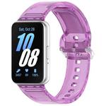 For Samsung Galaxy Fit3 Color Changing TPU Watch Band(Purple)