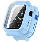 For Xiaomi Mibro Smart Kids Watch T6C PC + Tempered Film Integrated Watch Protective Case(Blue)