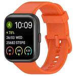 For SKG V7 / V7 Pro Solid Color Silicone Watch Band(Orange)