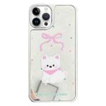 For iPhone 12 Pro Max Mirror Puppy Pattern TPU + PC Phone Case(Teddy)